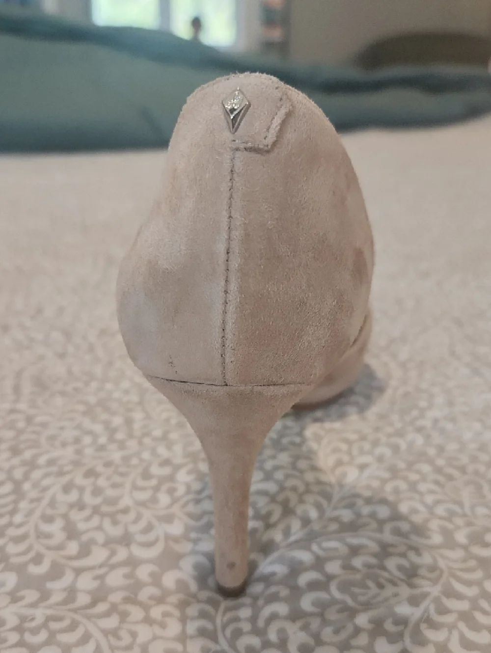 Sam Edelman Taupe Suede Pointed Toe D'Orsay Pumps - Picture 4 of 5